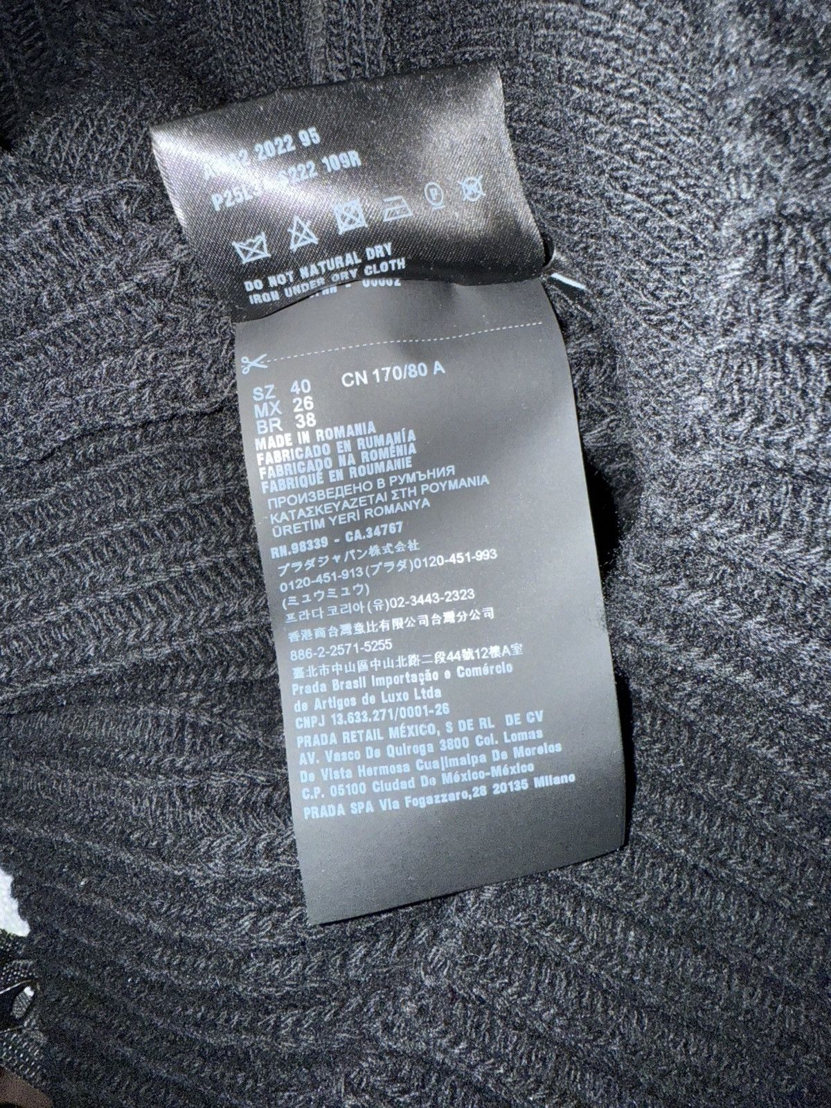 Prada prada cashmere and nylon jacket Size S / US 4 / IT 40 - 7 Thumbnail