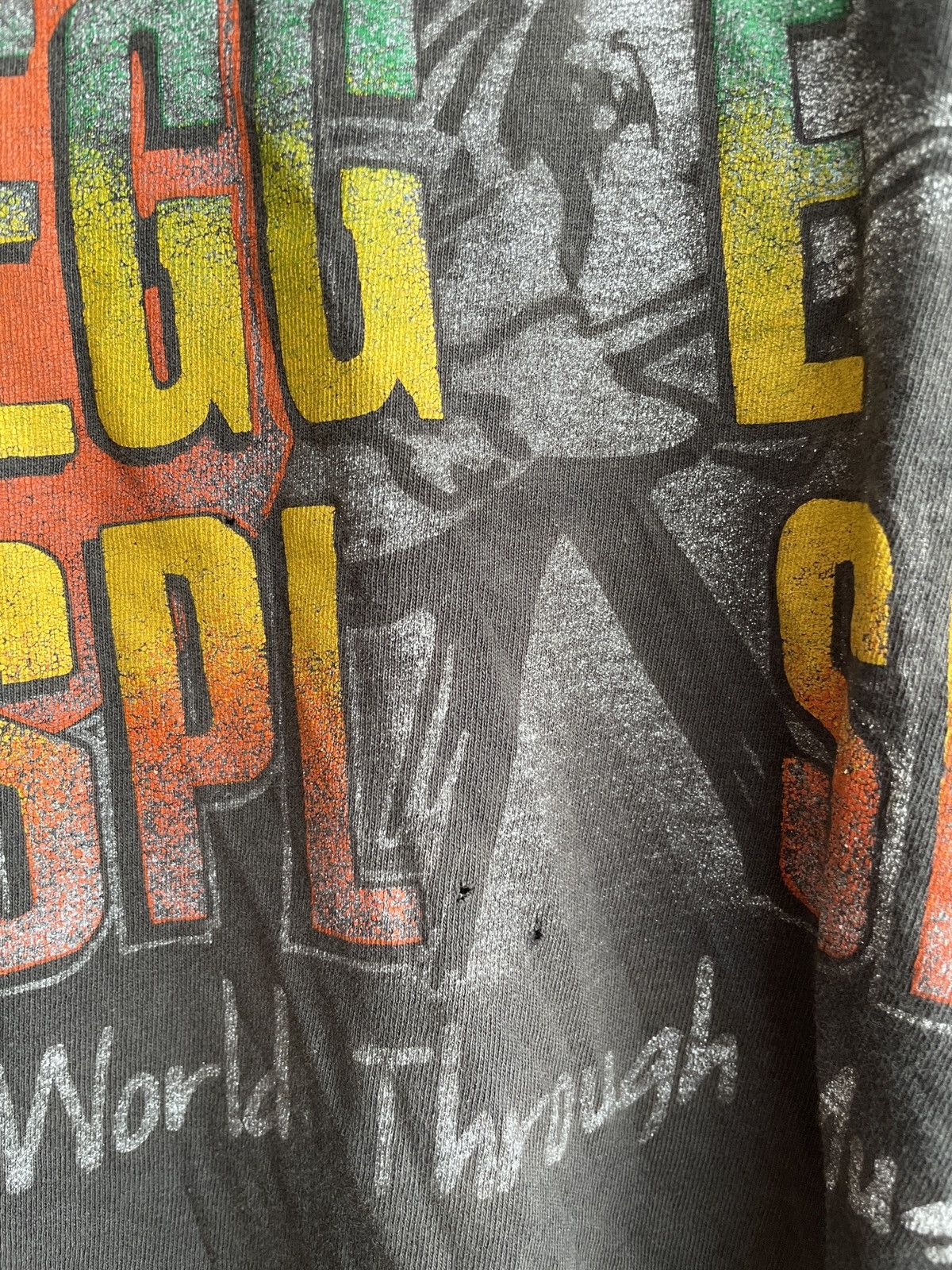 Band Tees Vintage Reggae Sunsplash World Peace 1991 Bob Marley faded Size US L / EU 52-54 / 3 - 4 Thumbnail