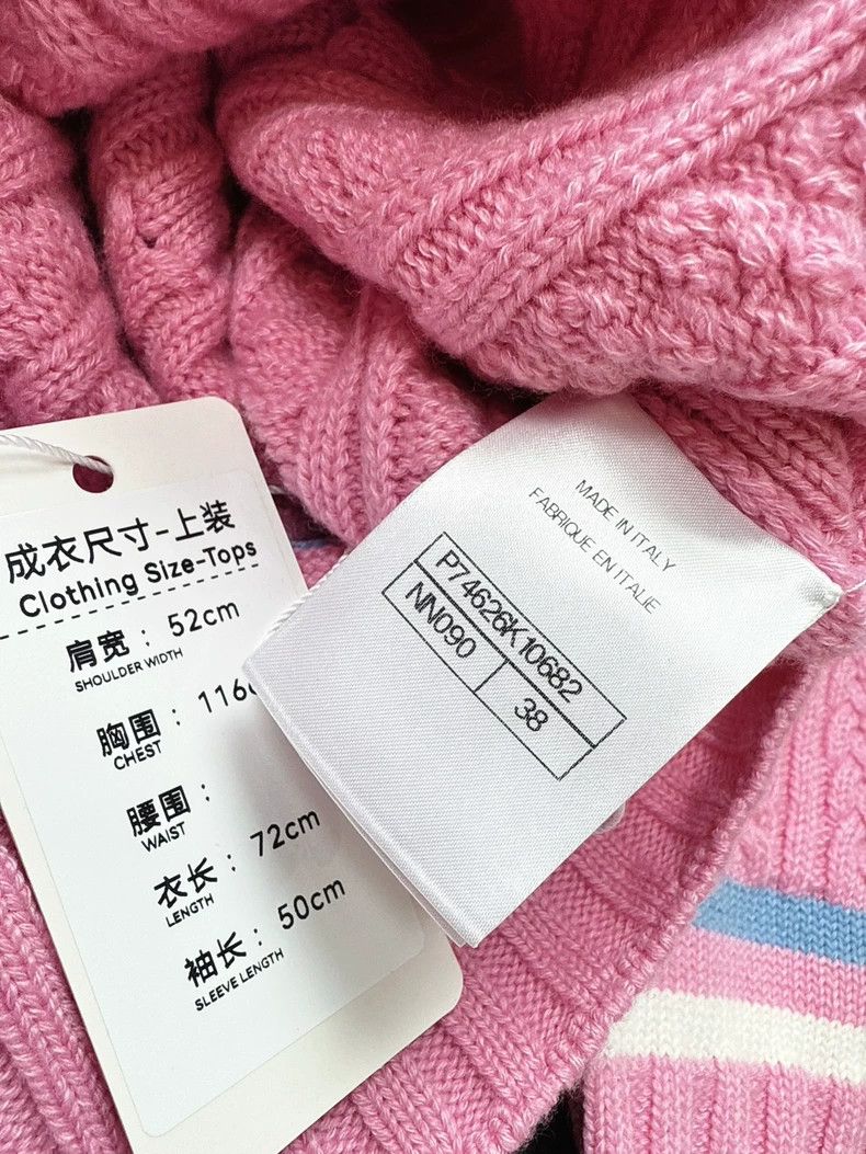 Chanel Chanel 23p spring and summer preview pink blue border v-ne Size XS / US 0-2 / IT 36-38 - 7 Thumbnail