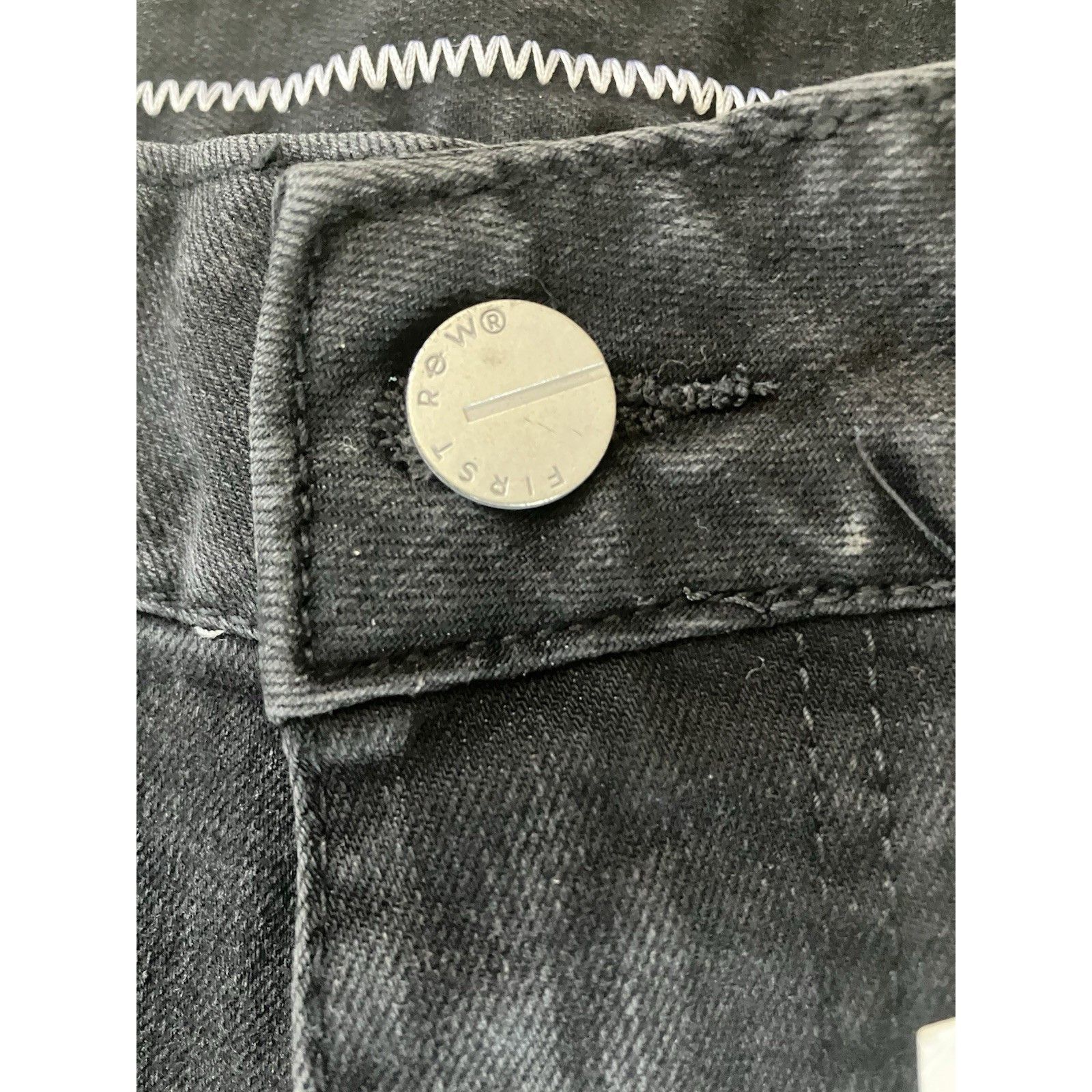 Other First Row Raw Hem Ripped Distressed Black Washed Demin Camo Size US 36 / EU 52 - 3 Thumbnail