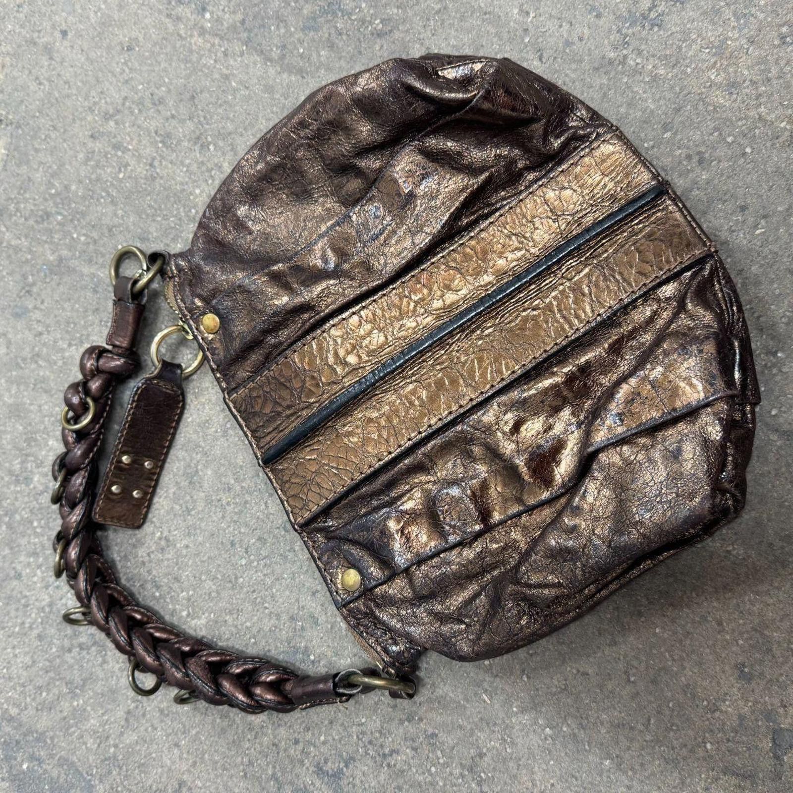 chloma RARE Vintage Chloé Leather Bag - Metallic Bronze Y2K Size ONE SIZE - 4 Thumbnail
