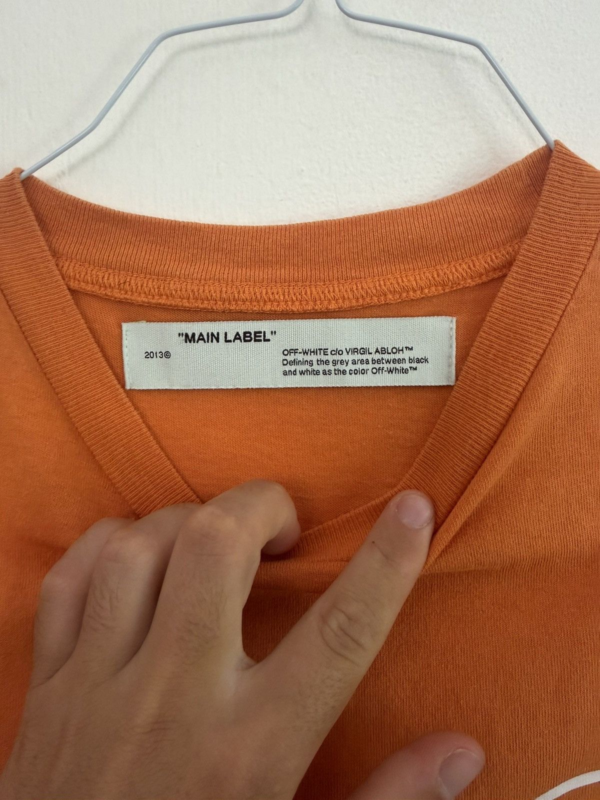 Off-White Off White Orange Tape Arrow TEE Size US S / EU 44-46 / 1 - 5 Thumbnail