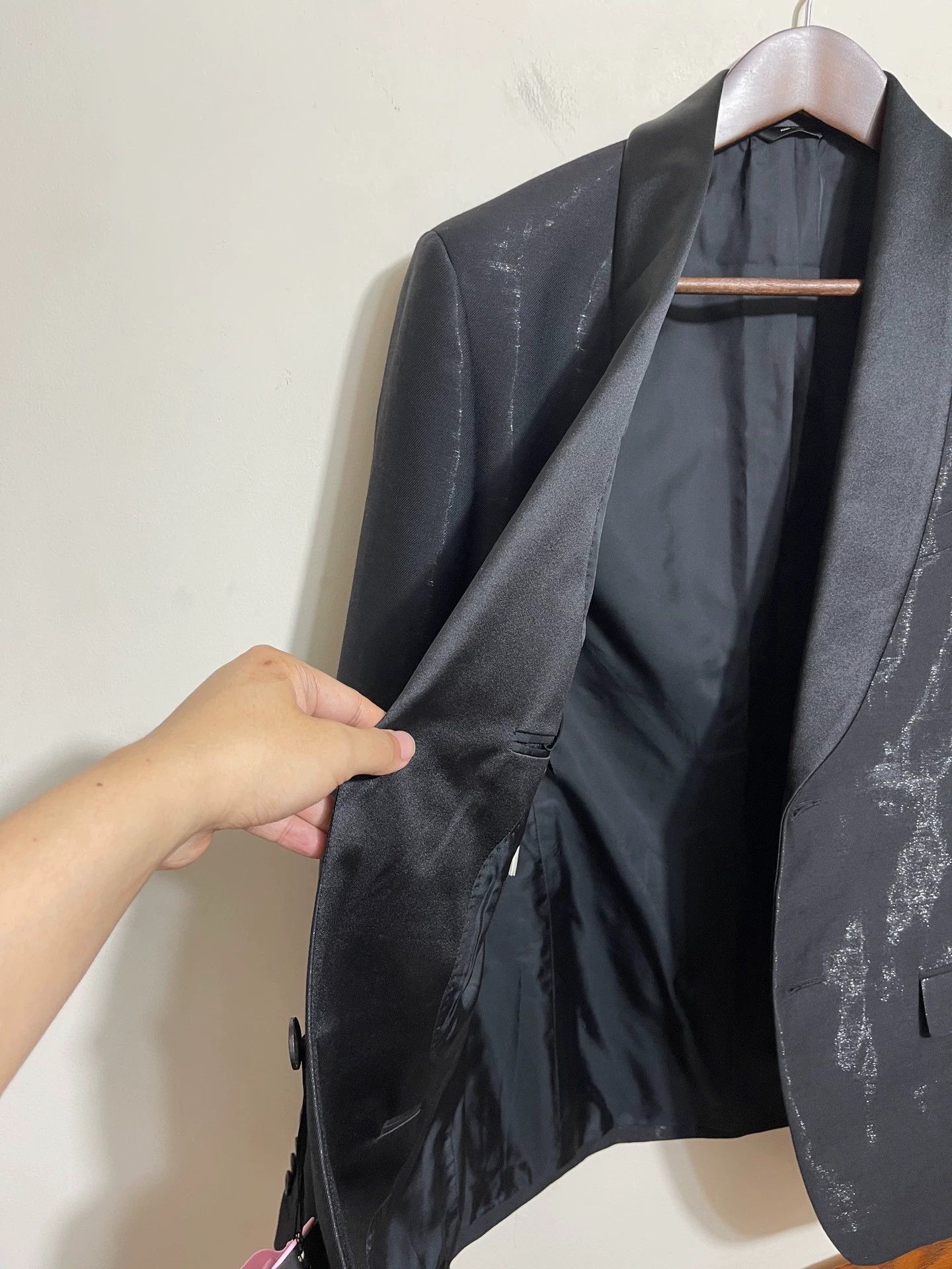 Fendi Men's Fendi Double F Silk Shawl Collar Slim Suit 48 Size US M / EU 48-50 / 2 - 6 Thumbnail