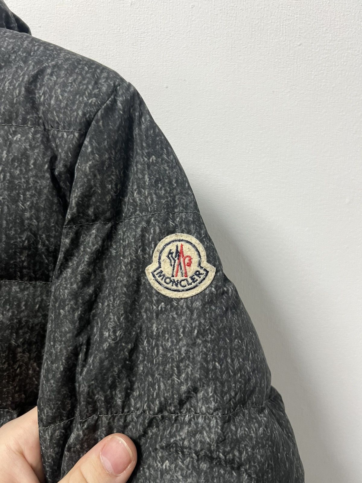 Moncler Moncler Puffer Jacket White Big Logo Size US XS / EU 42 / 0 - 7 Thumbnail