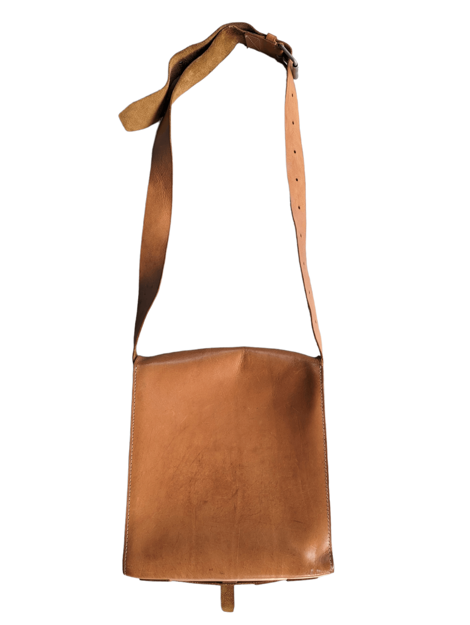 Leather PORTER LEATHER MESSENGER BAG MADE IN JAPAN Size ONE SIZE - 2 Thumbnail