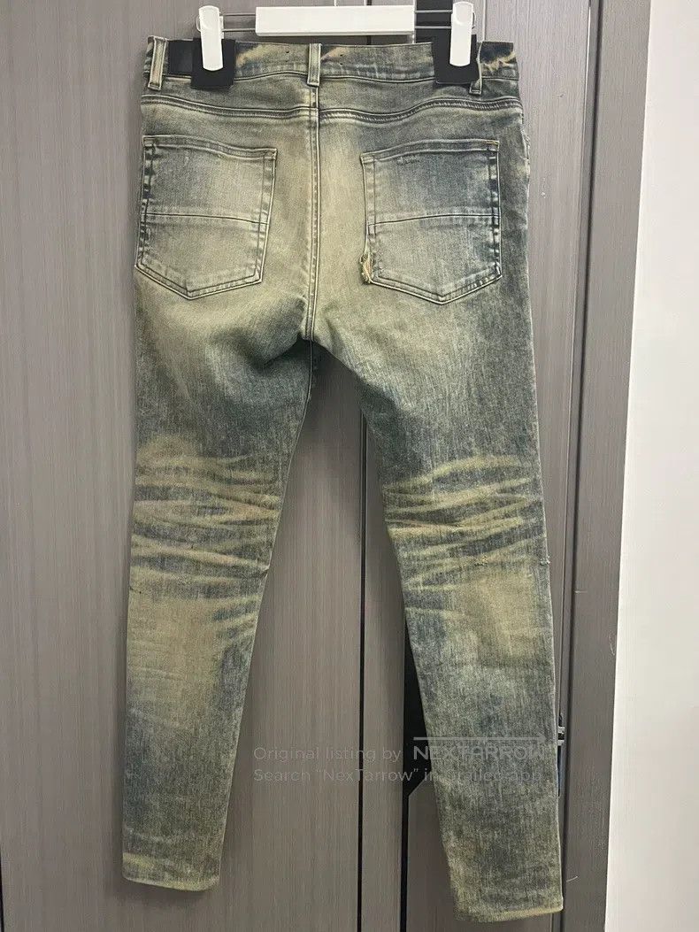 Amiri Amiri Rendered Old School Denim Jeans Size US 36 / EU 52 - 2 Thumbnail