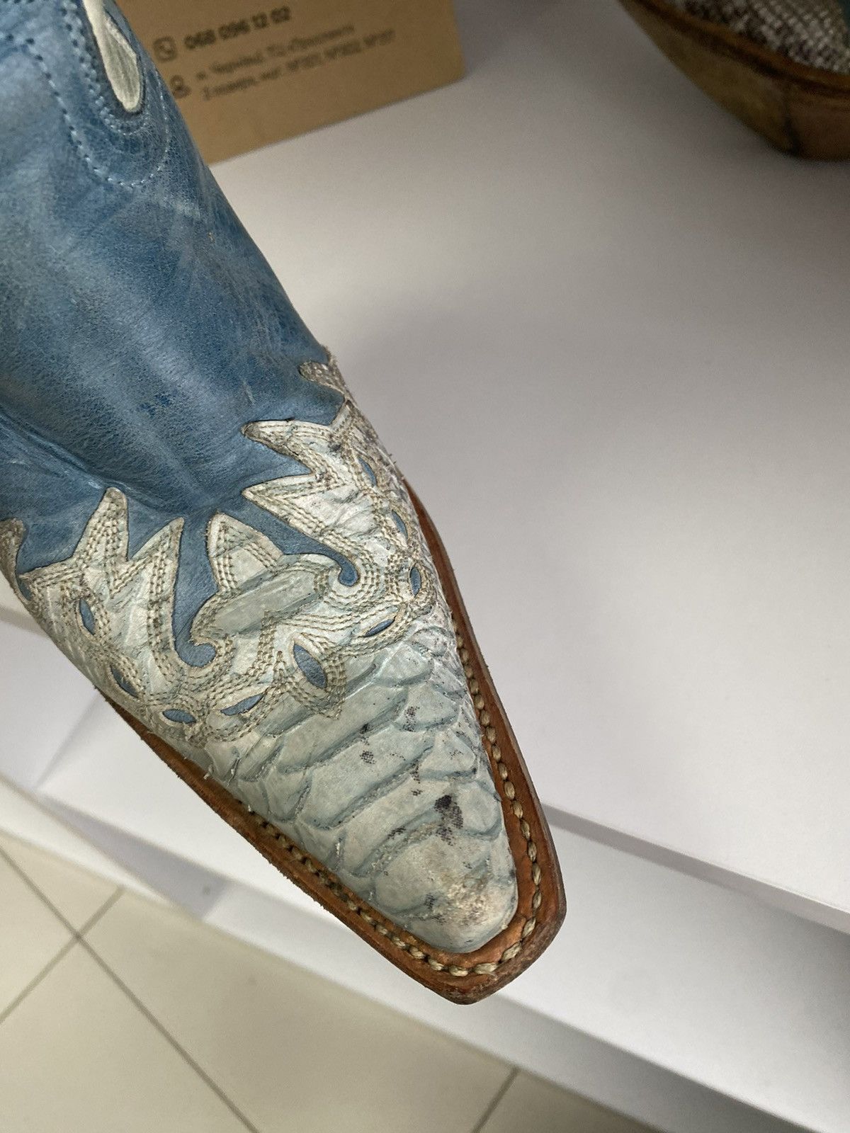 Sancho Boots × Vintage Vintage Sancho Cowboy Western Women’s Boots Size US 7 / IT 37 - 7 Thumbnail