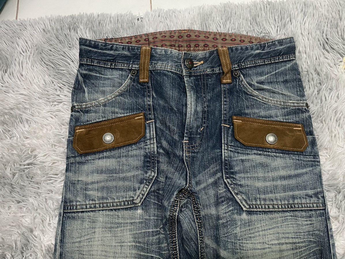 Edwin VINTAGE EDWIN EXCLUSIVE VINTAGE DISTRESSED JEANS RARE Size US 34 / EU 50 - 7 Thumbnail