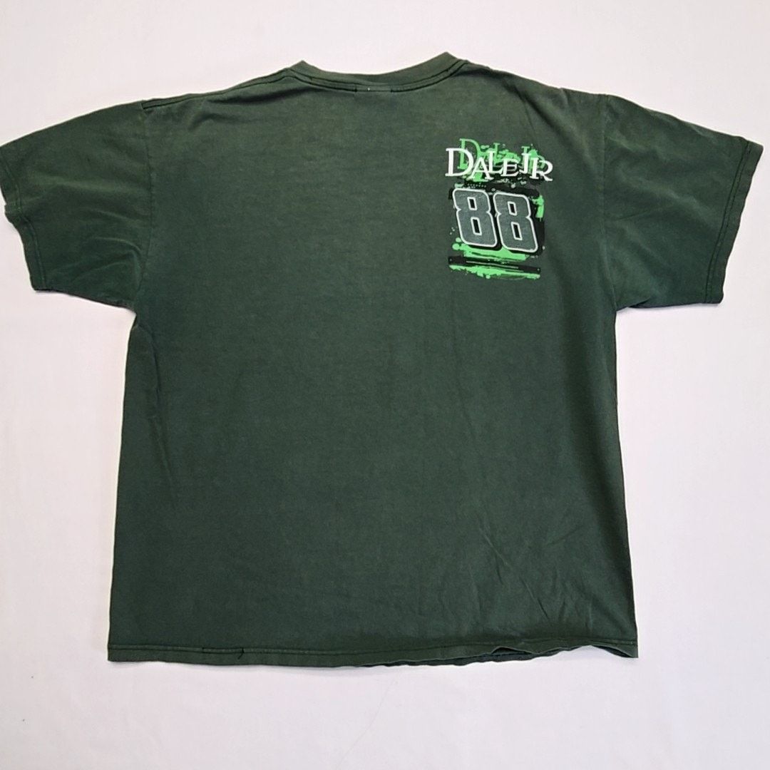 Chase Authentics Dale Jr NASCAR Shirt AMP Green XL Graphic Racing Tee Size US XL / EU 56 / 4 - 7 Thumbnail