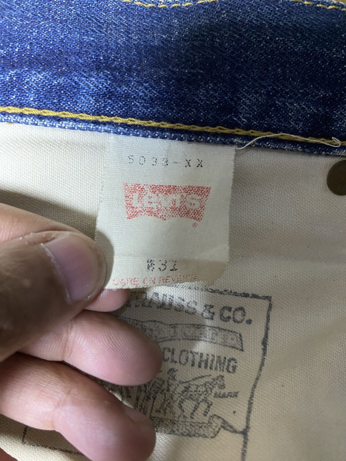 Levi's Vintage Clothing Levi's Sunfaded Jeans Denim Vintage Selvedge Size US 30 / EU 46 - 9 Thumbnail