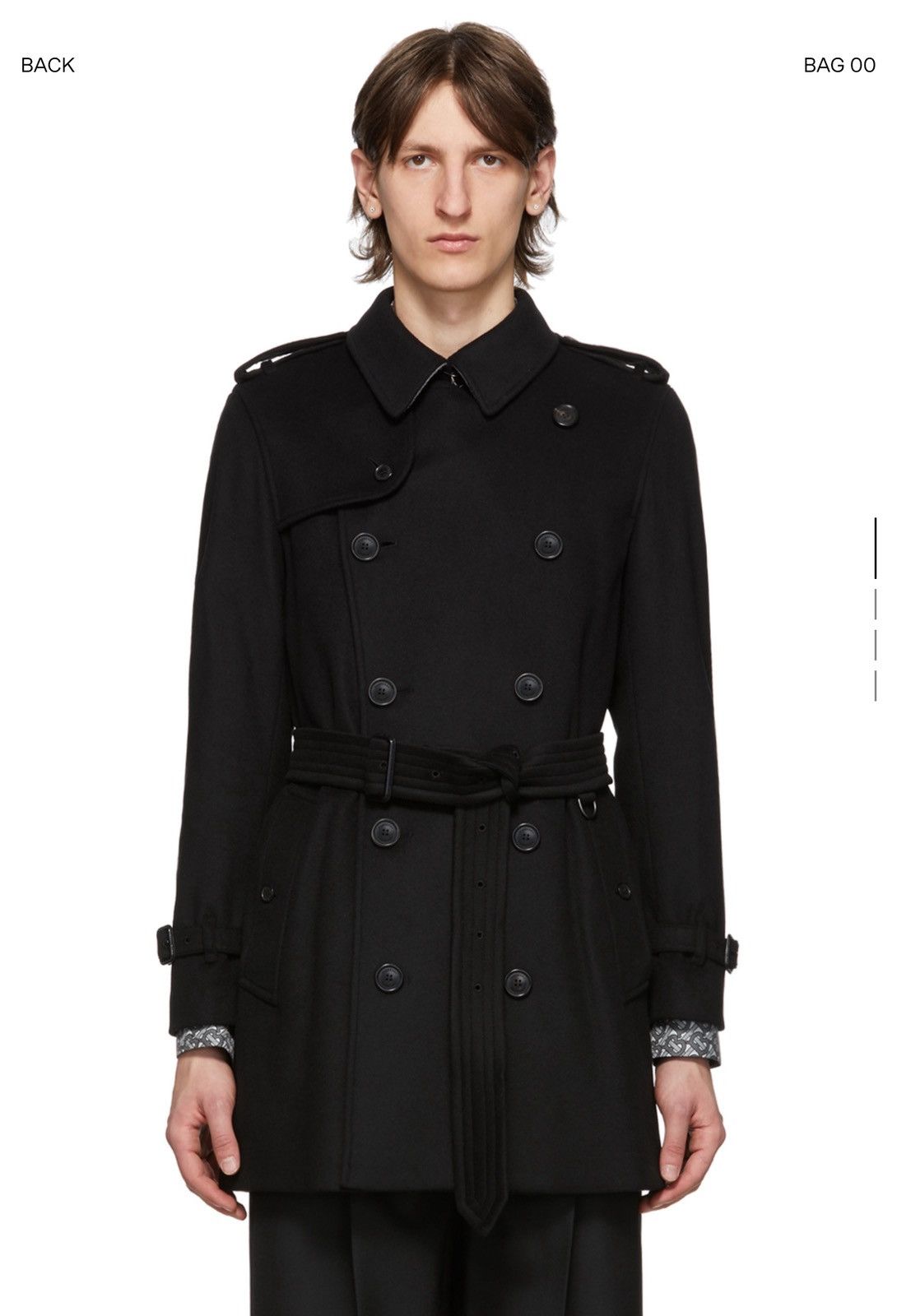 Burberry Burberry Wimbledon Wool Cashmere Double-Breasted Trench Coat Size US M / EU 48-50 / 2 - 9 Thumbnail