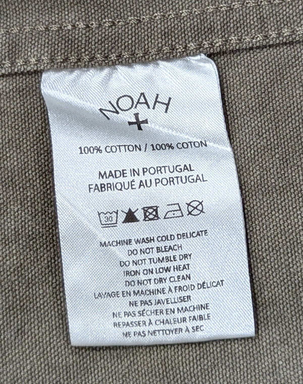 Noah NOAH Double Breasted Cotton Jacket Dark Olive Green 44 Size US L / EU 52-54 / 3 - 6 Thumbnail