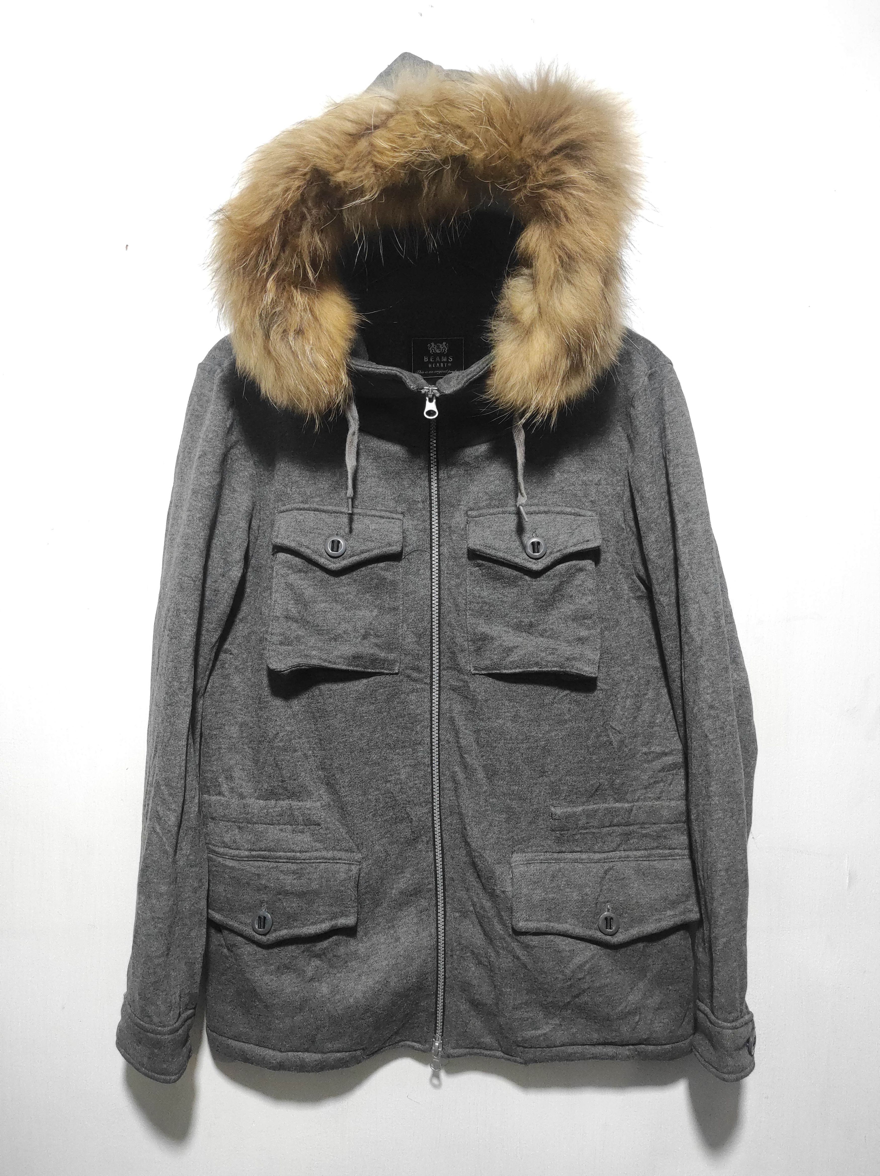 Beams Plus Beams double Zip Fur Hoodie Parka Jacket IfSixWasNine style Size US M / EU 48-50 / 2 - 3 Thumbnail