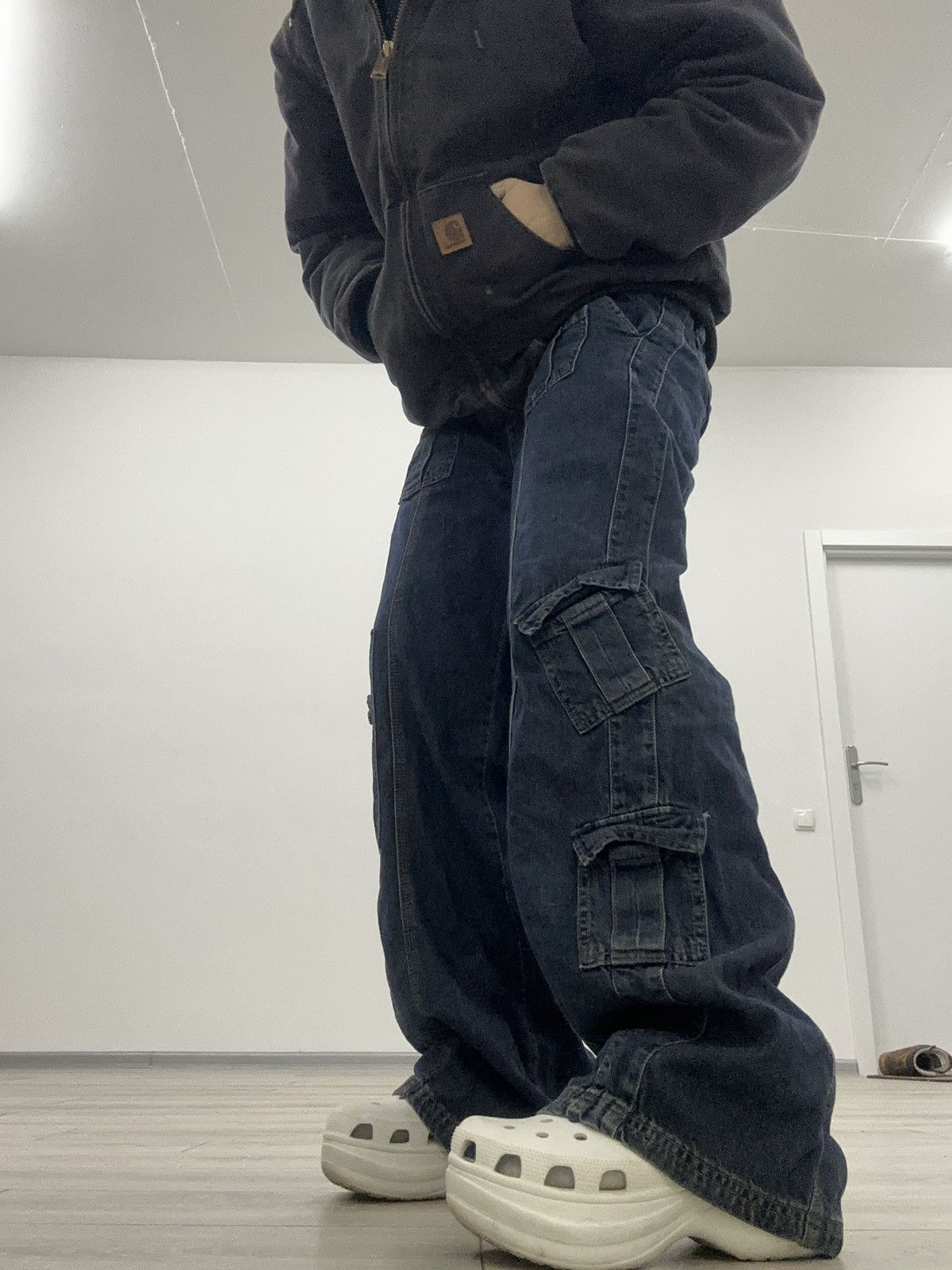 Japanese Brand BDG Y2K Multipocket Cargo Jeans Avantgarde Style Size US 32 / EU 48 - 1 Thumbnail