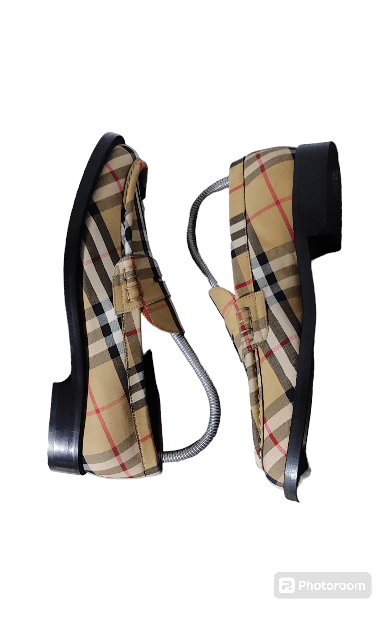 Burberry BURBERRY WOMEN'S BEDMONT CHECK LOAFERS Size US 9 / IT 39 - 7 Thumbnail