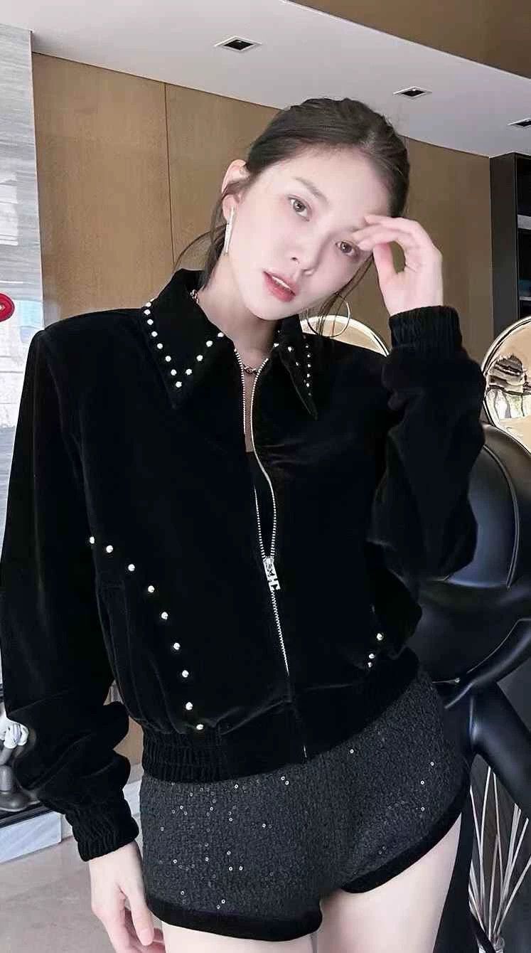 Saint Laurent Paris Saint Laurent Paris Turn-down suede studded jacket 2505-Nex Size US S / EU 44-46 / 1 - 8 Thumbnail
