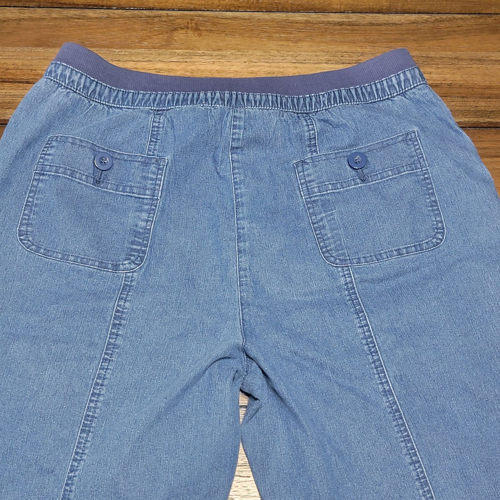 Other Allison Daley Denim Cargo Capris - Size 12 Size 34" / US 12 / IT 48 - 4 Thumbnail