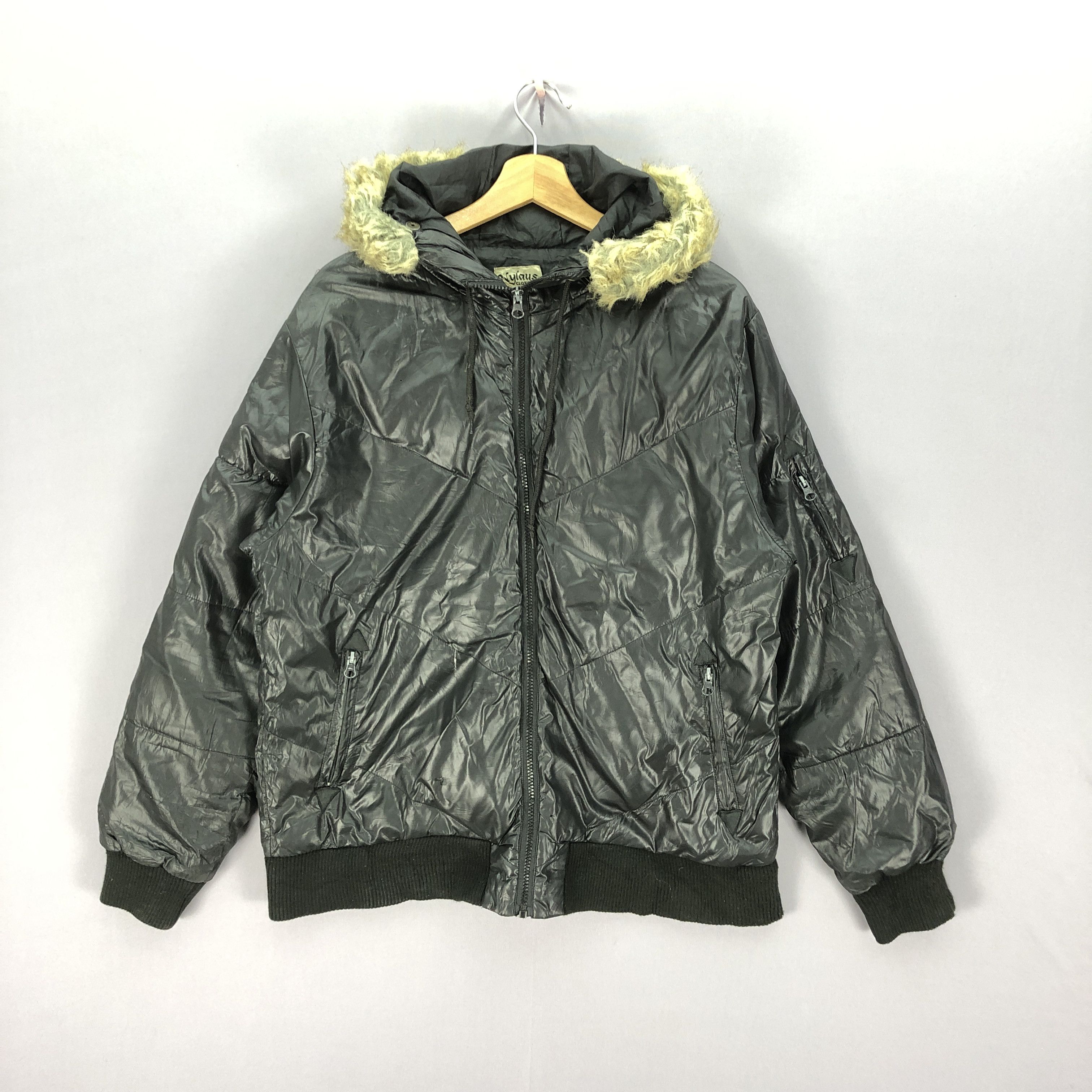 If Six Was Nine × Japanese Brand × Vintage Vintage Japanese Nylus Clothing Fur Hoodie Puffer Jackets Size US M / EU 48-50 / 2 - 1 Thumbnail
