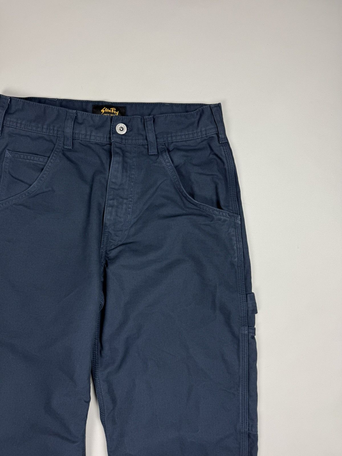 Stan Ray Stan Ray Men’s Workwear Carpenter Cargo Denim Pants Jeans Size US 28 / EU 44 - 9 Thumbnail