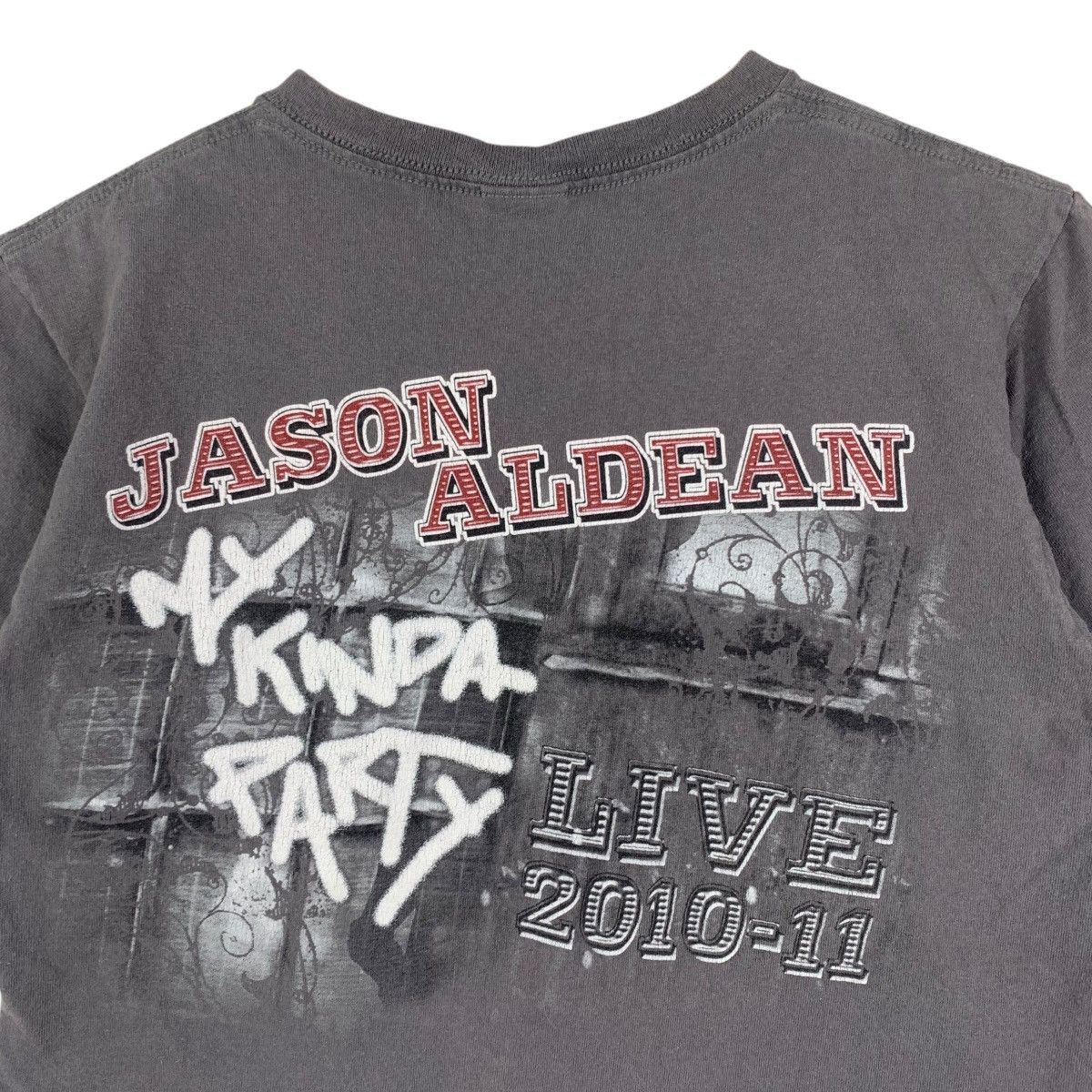 Vintage JASON ALDEAN USA Country Music Singer My Kinda 2010 TShirt Size US S / EU 44-46 / 1 - 6 Thumbnail