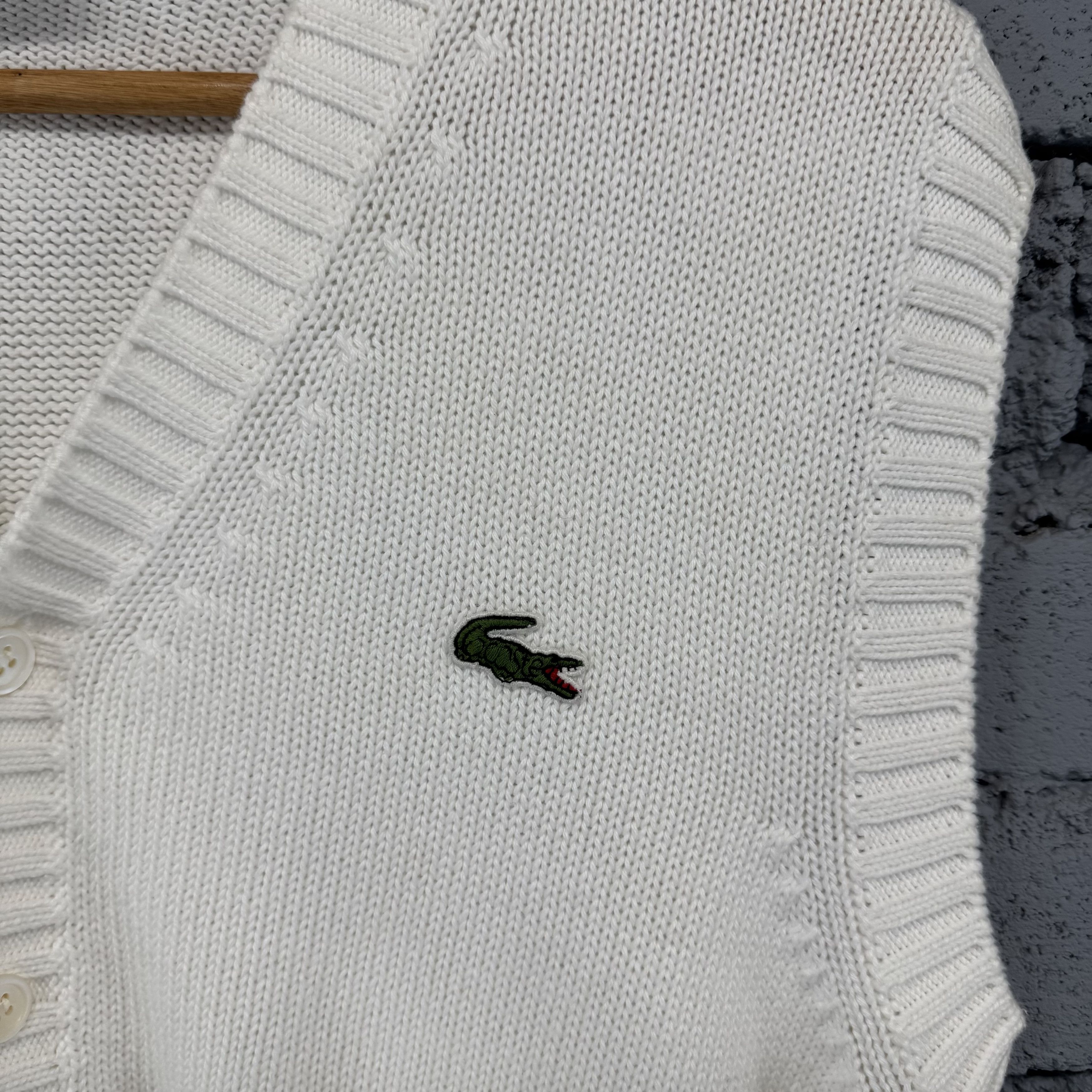 Lacoste Vintage Lacoste Knit Vest Sleeve Less Streetwear Size US L / EU 52-54 / 3 - 5 Thumbnail