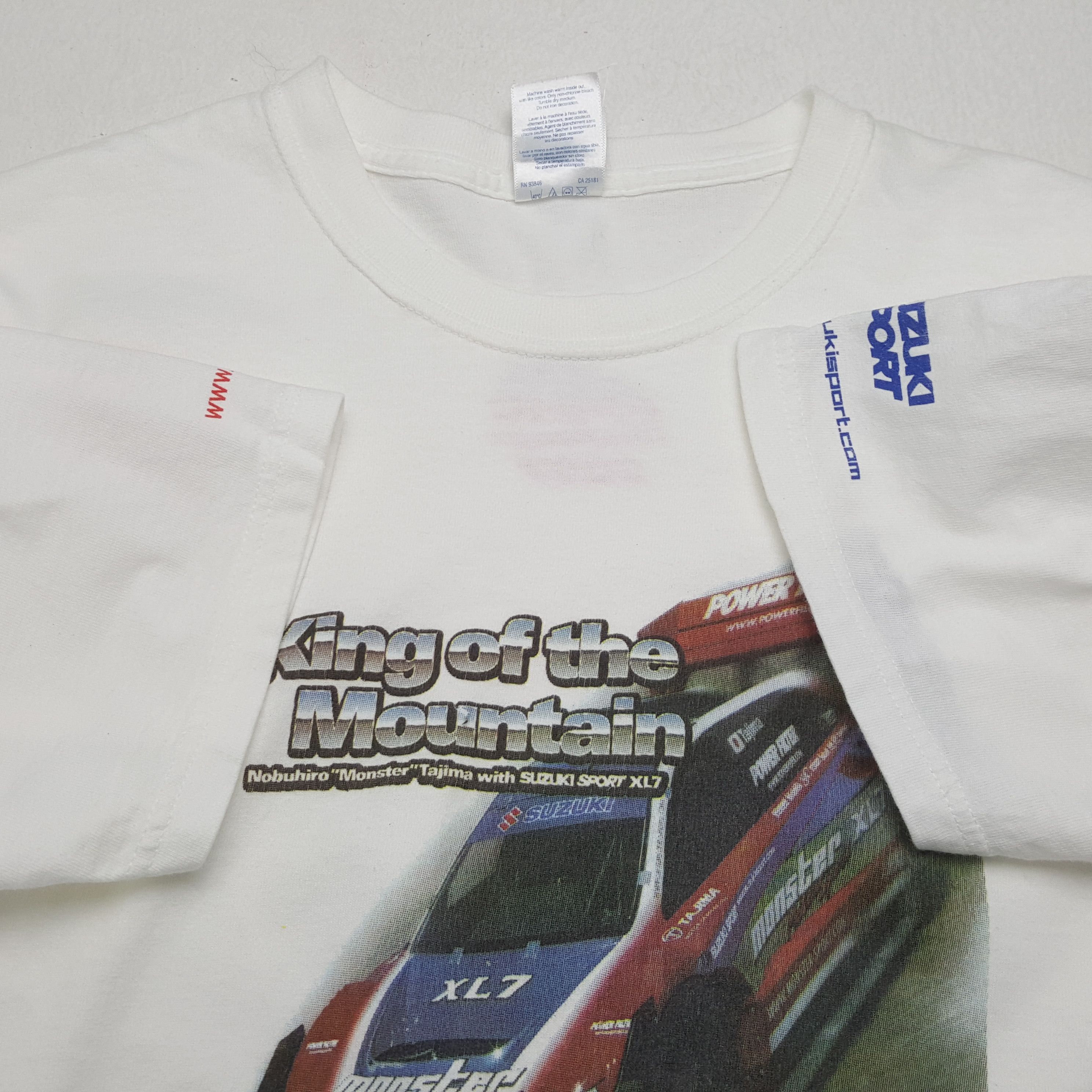 Vintage Vintage MONSTER SUZUKI SPORTS Racing Team T-Shirts Size US L / EU 52-54 / 3 - 7 Thumbnail