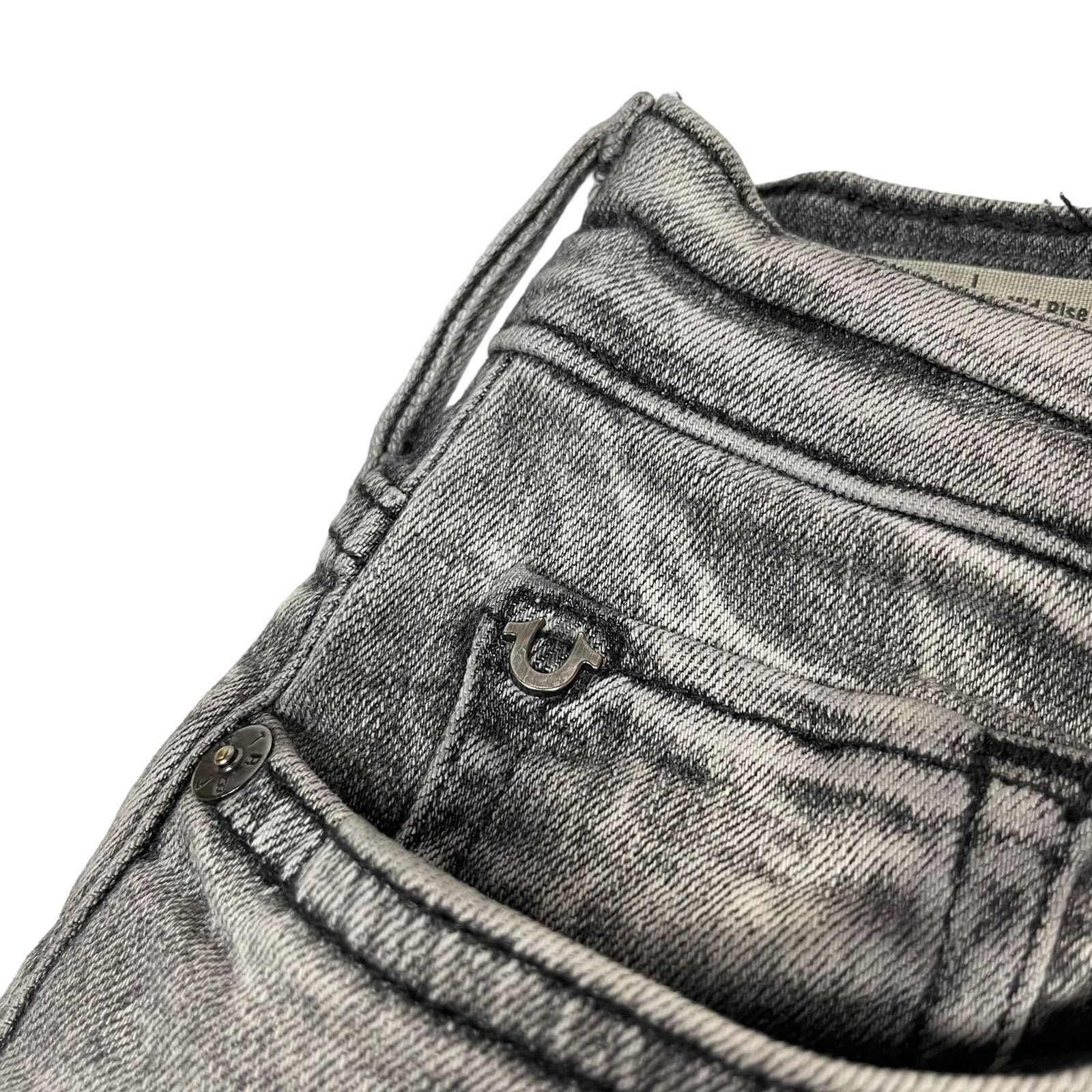 True Religion True Religion Halle Women's Gray Denim Super Skinny Jeans 8 Size 30" / US 8 / IT 44 - 5 Thumbnail