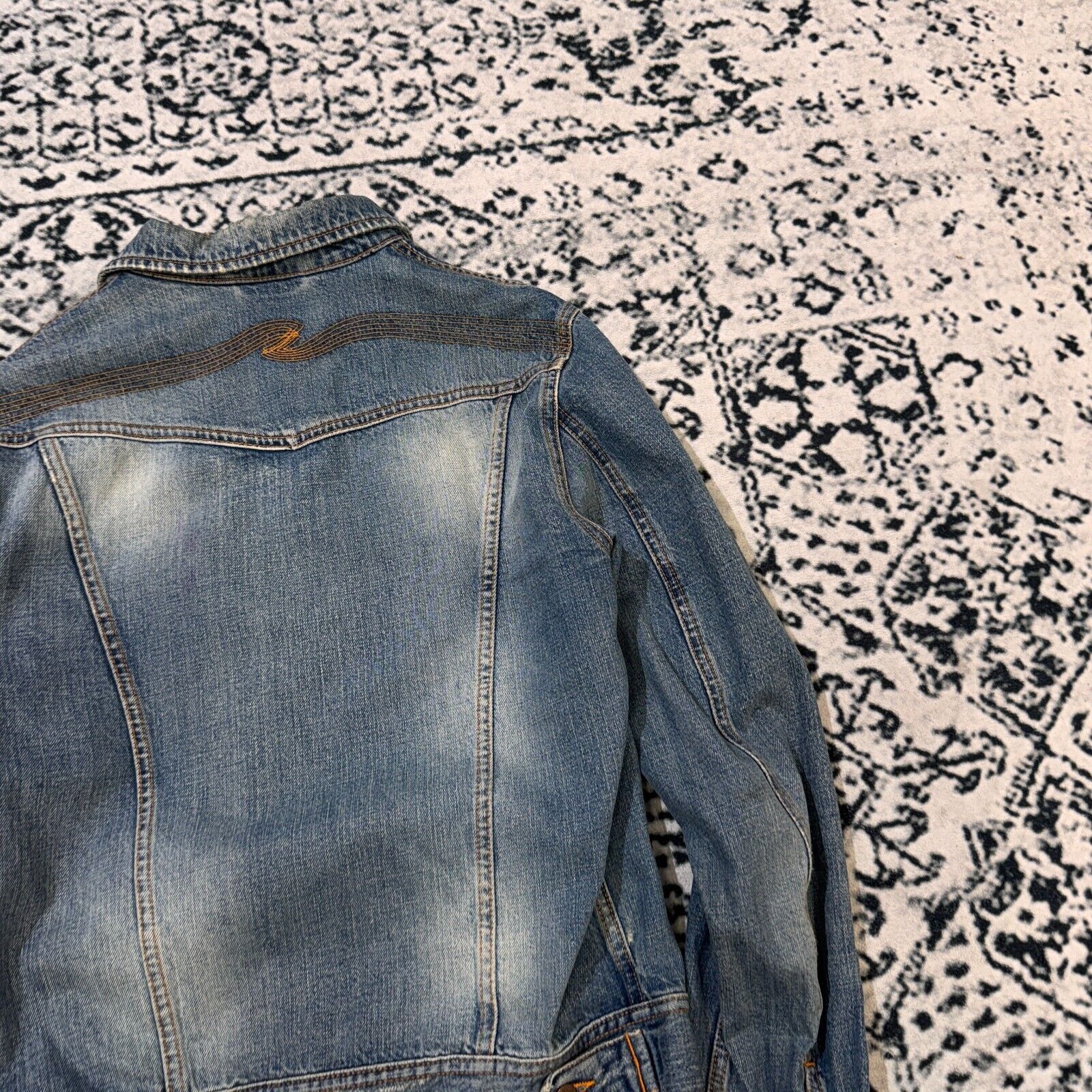 Nudie Jeans × Vintage Vintage Nudie Jeans Blue Cotton Denim Trucker Jacket Size S Size US S / EU 44-46 / 1 - 20 Thumbnail