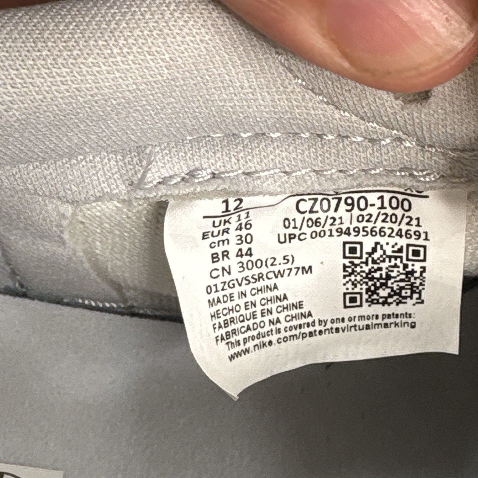 Nike Size 12 - Jordan 1 Low OG Neutral Gray Size US 12 / EU 45 - 6 Thumbnail