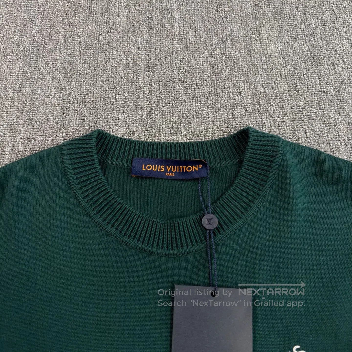 Louis Vuitton LV Pin Embroidery Logo Green T-shirt. Size US S / EU 44-46 / 1 - 3 Thumbnail