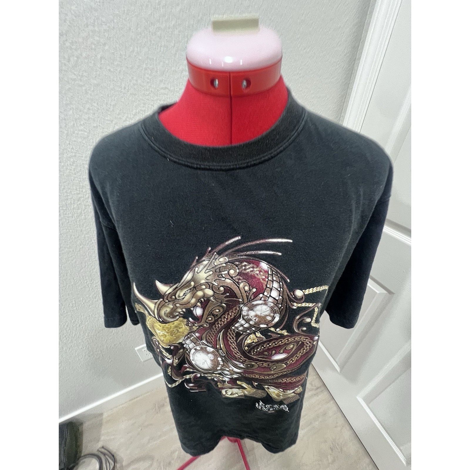 Ecko Unltd. Vintage Y2K ECKO UNLTD. Big Logo Dragon Black T-Shirt Men's Size US XL / EU 56 / 4 - 9 Thumbnail