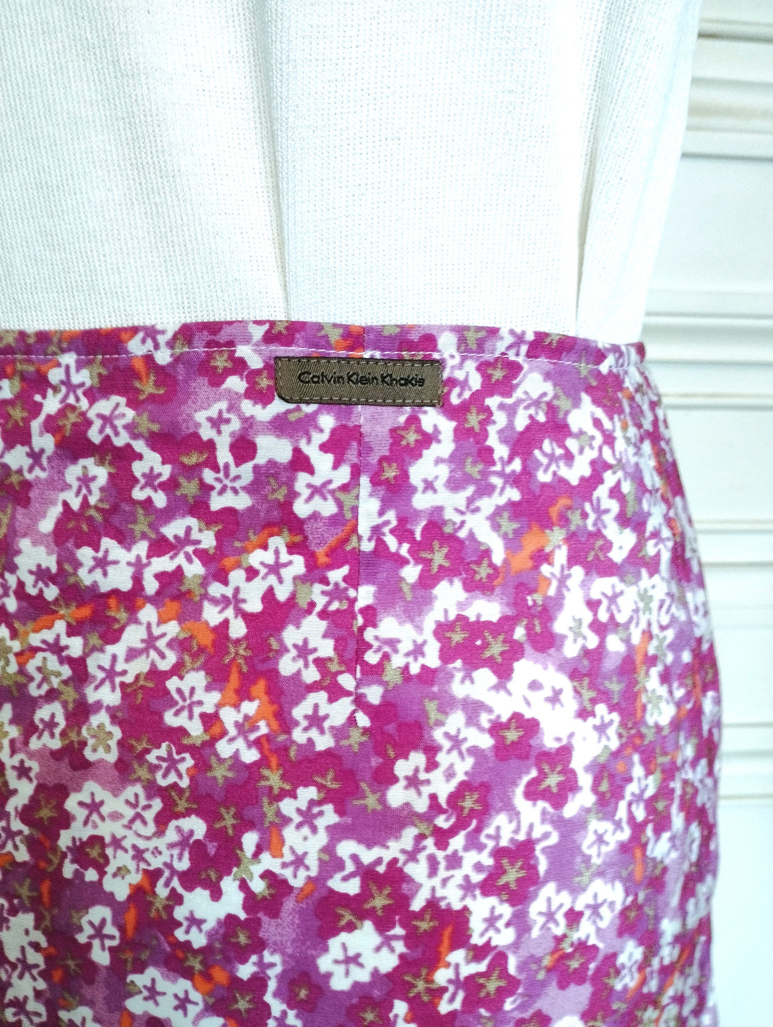 Calvin Klein Calvin Klein Jupe Liberty TS/M Size 26" / US 2 / IT 38 - 8 Thumbnail