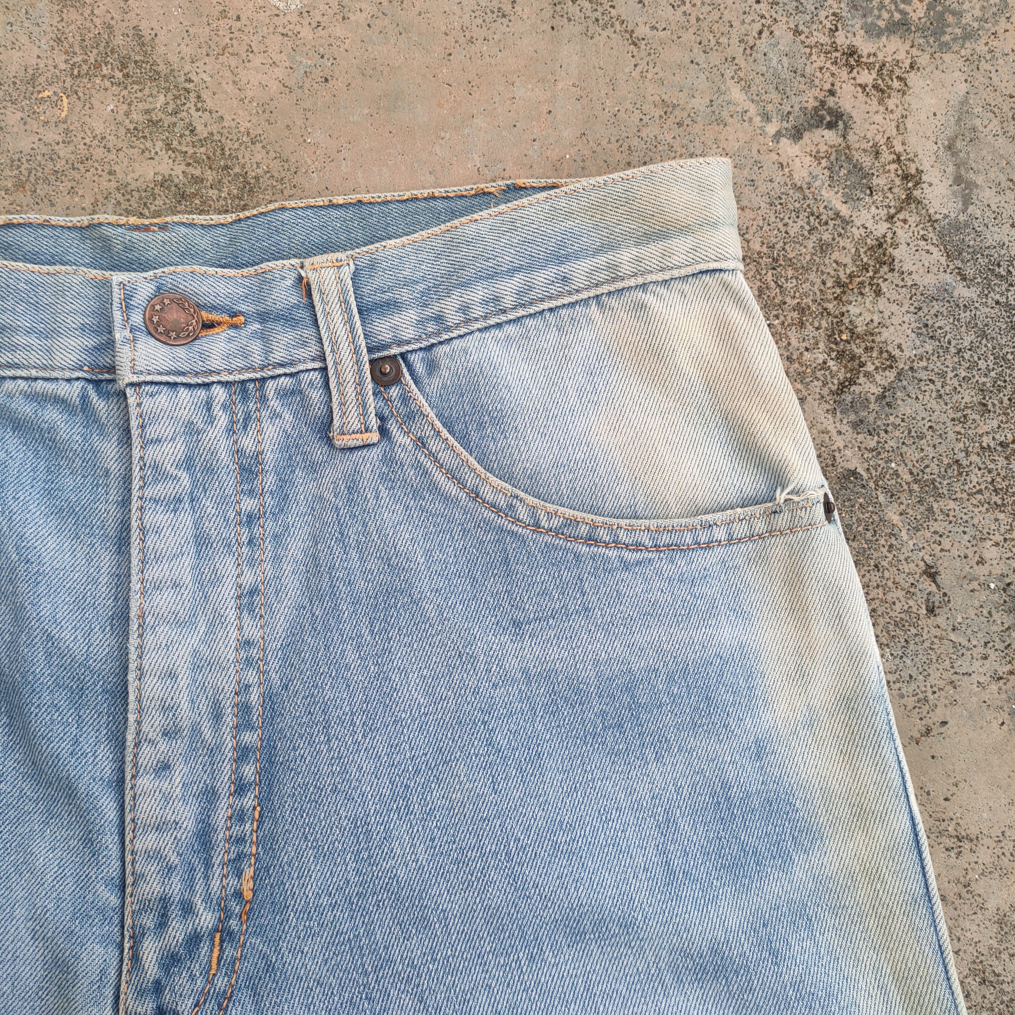 Paradise VINTAGE PARADISE FADED MUD WASH DENIM JEANS PANTS Size US 30 / EU 46 - 9 Thumbnail