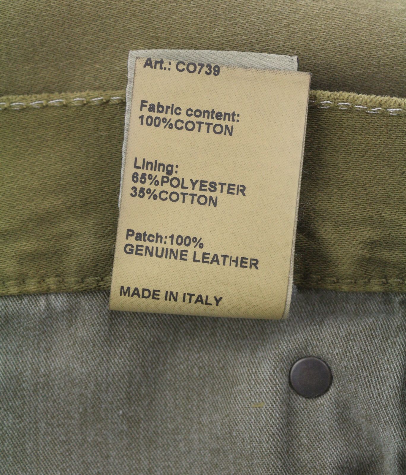 R13 BOYFRIEND 30 Olive Garment Dyed Moleskin Faded FW25 86609 Size 30" / US 8 / IT 44 - 10 Thumbnail
