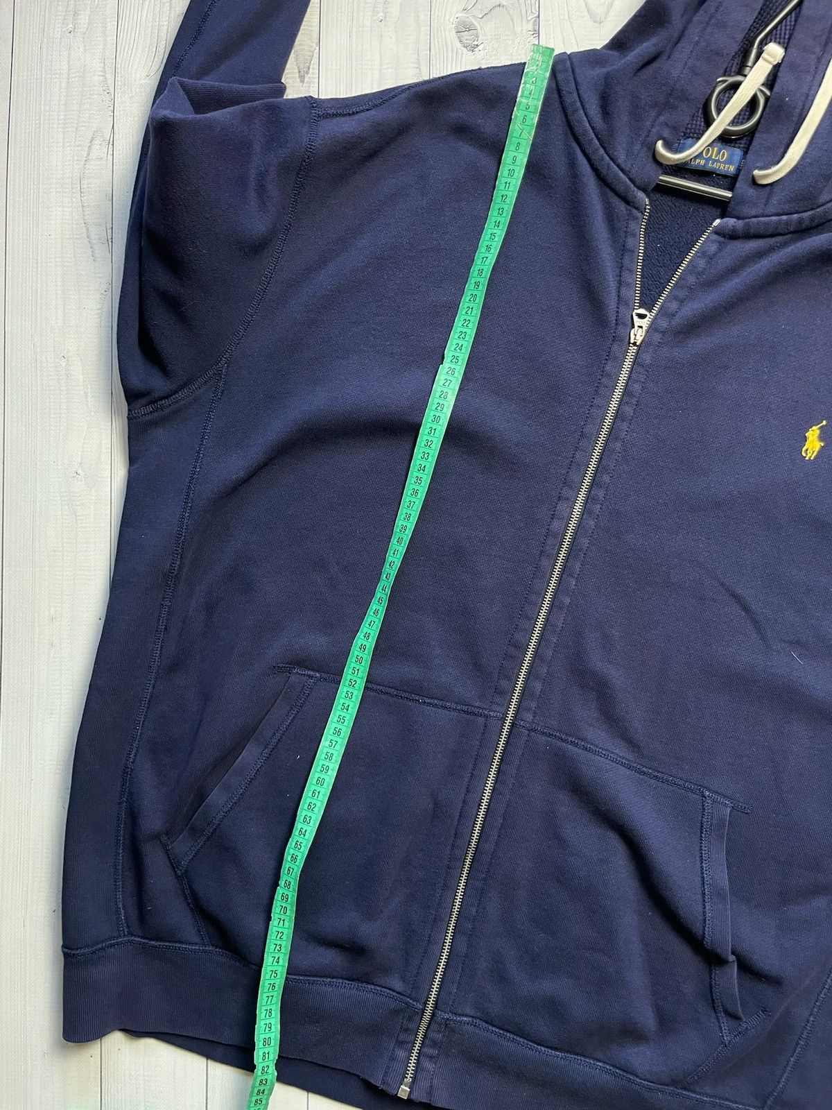 Vintage Vintage polo Ralph Lauren zip hoodie logo navy size XXL Size US XXL / EU 58 / 5 - 7 Thumbnail