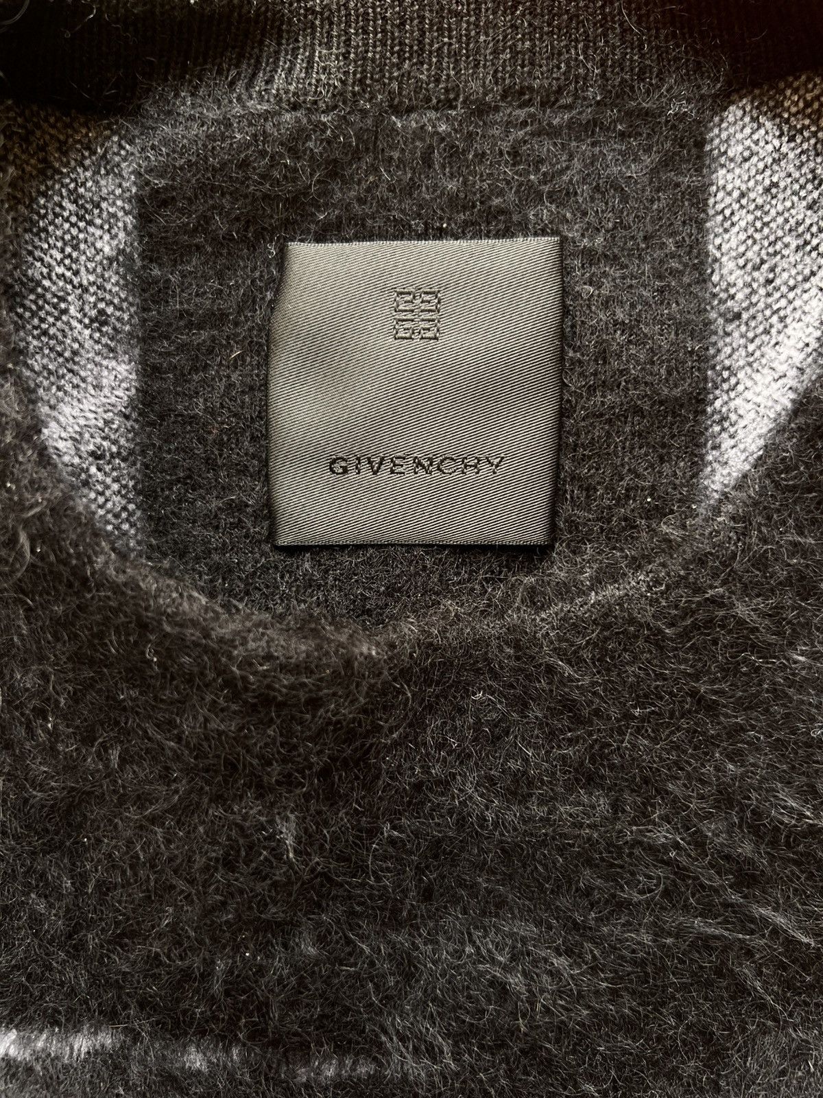 Givenchy Givenchy Spider Web Mohair Sweater Black net wool knitwear Size US L / EU 52-54 / 3 - 5 Thumbnail