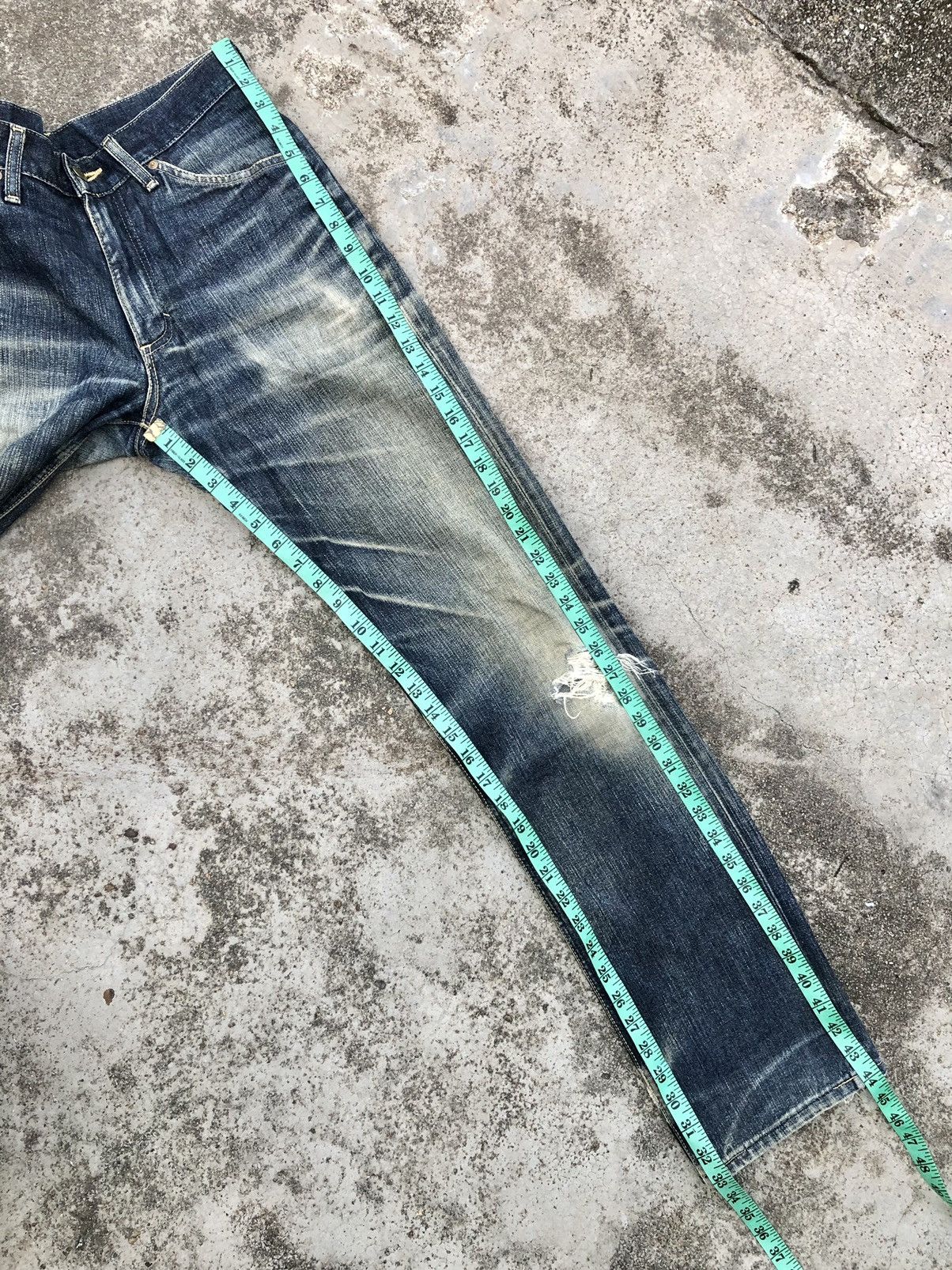 Lee VINTAGE LEE 101Z DISTRESSED DENIM Size US 30 / EU 46 - 13 Thumbnail