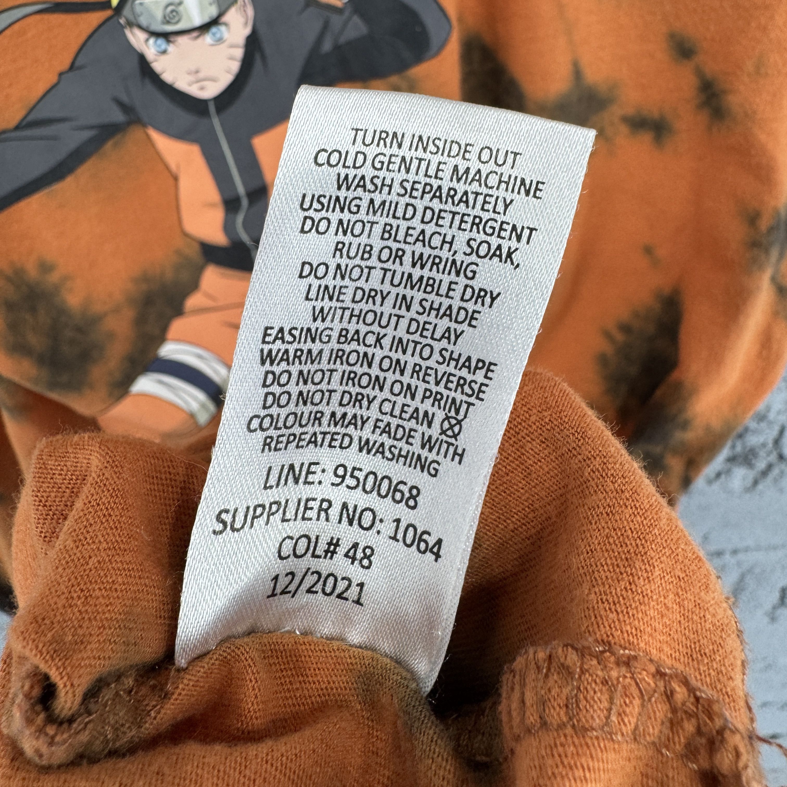Anime Rare Japanese Anime Manga Naruto Uzumaki Tshirt Size US L / EU 52-54 / 3 - 8 Thumbnail