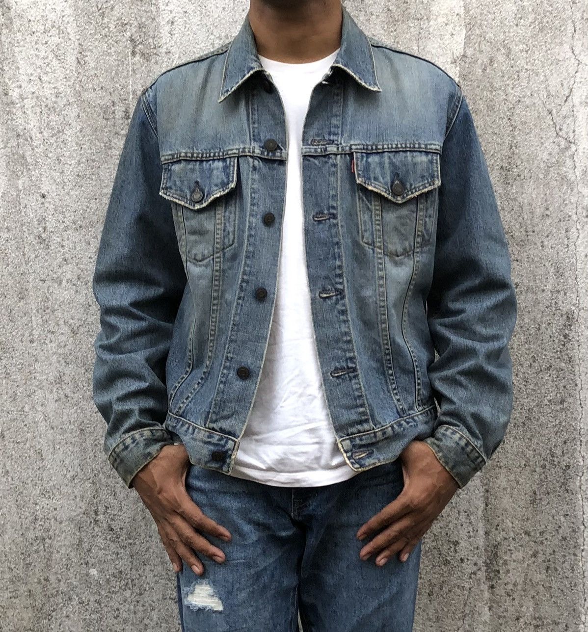 Levi's Vintage Clothing Vintage Levis Trucker Denim Jacket Size US L / EU 52-54 / 3 - 3 Thumbnail