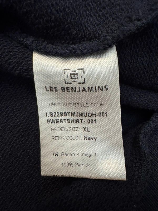 Les Benjamins Les Benjamins Navy Logo Crewneck Sweatshirt size XL Size US XL / EU 56 / 4 - 7 Thumbnail