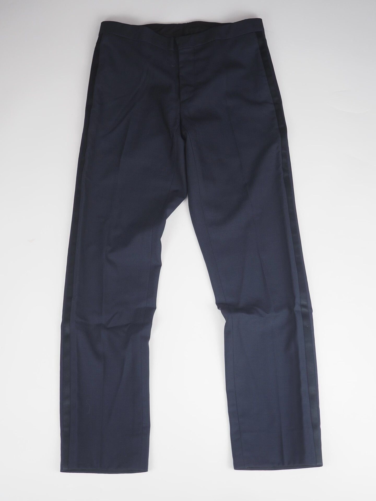Dior Dior Navy Side Stripe Trousers 46C Size US 36 / EU 52 - 1 Thumbnail