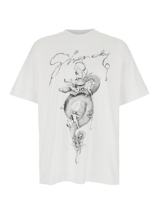 Givenchy GIVENCHY Men Tops BM71MG3YPX100 White Size US L / EU 52-54 / 3 - 1 Thumbnail