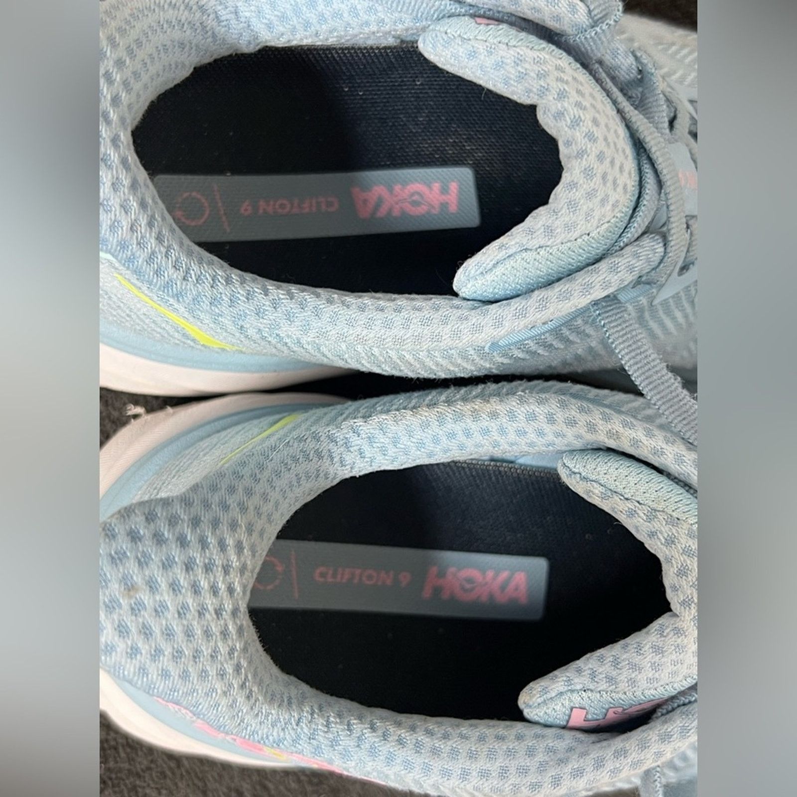 Hoka Hoka One One Womens Clifton 9 Blue Running Shoes Size 7.5 B Size US 7.5 / IT 37.5 - 8 Thumbnail