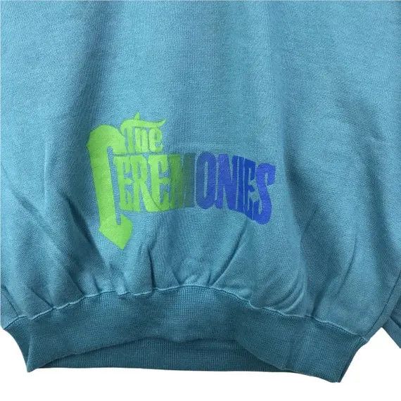 Vintage Vtg 90’ THE CEREMONIES SURFING Cartoon Art Sweatshirt Size US L / EU 52-54 / 3 - 5 Thumbnail
