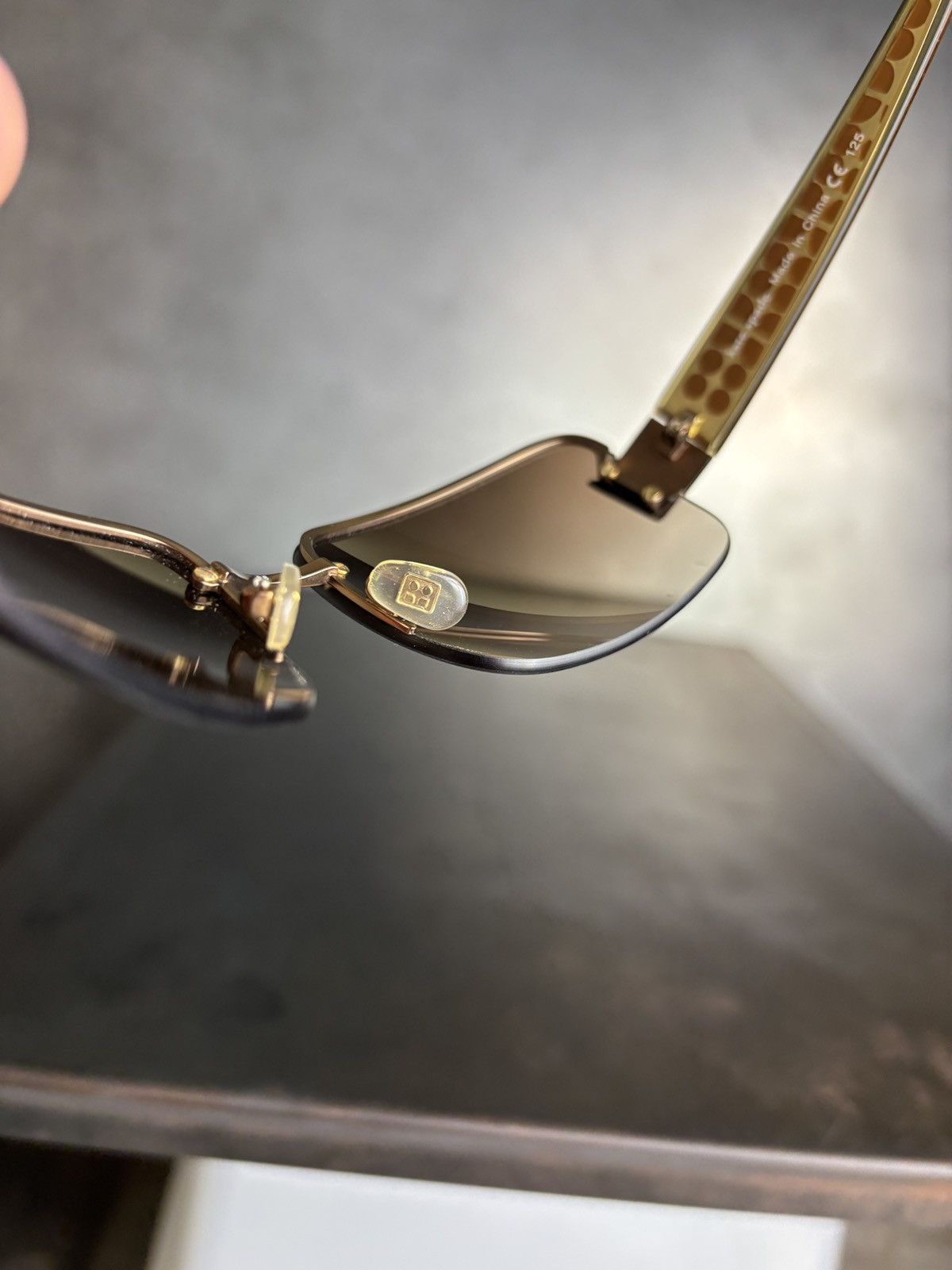 Designer × Other Kate Spade Sunglasses 2000s Gold Buffs Rimless Y2K Designer Size ONE SIZE - 11 Thumbnail