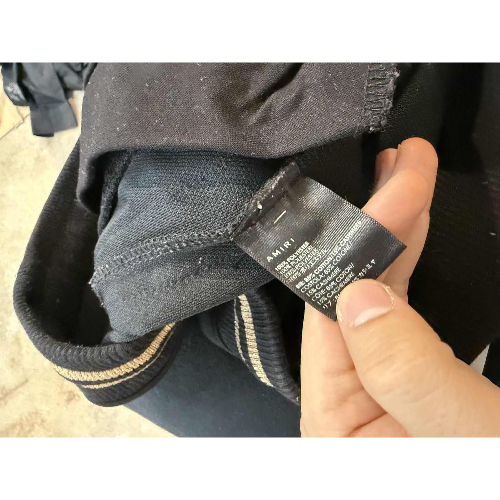 Amiri Amiri Lovers Track Pants Black Used Large Size US 36 / EU 52 - 3 Thumbnail