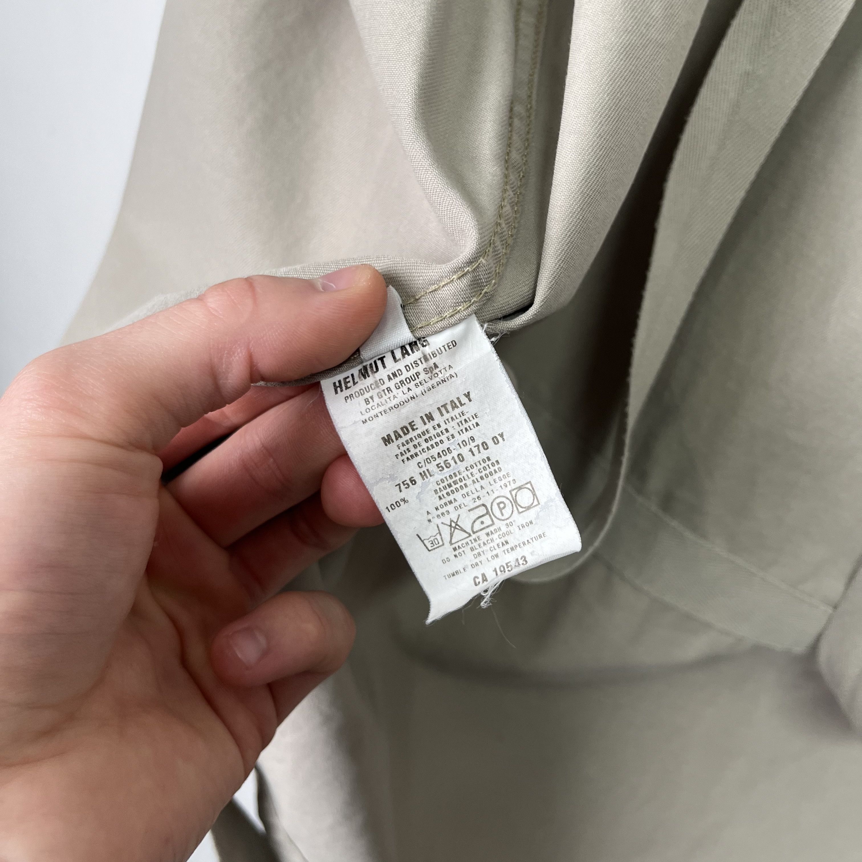 Helmut Lang Helmut Lang SS00 Bondage One Pocket Zip Jacket Size US M / EU 48-50 / 2 - 8 Thumbnail