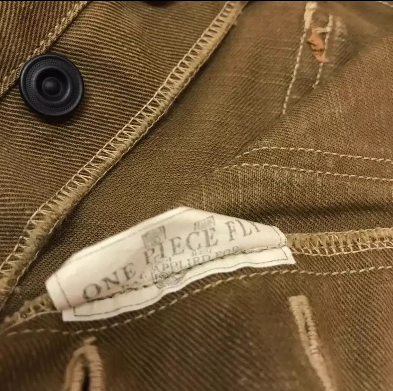 Freewheelers Freewheelers Medium-pound high-density vulcanised dyed wor Size US 34 / EU 50 - 7 Thumbnail