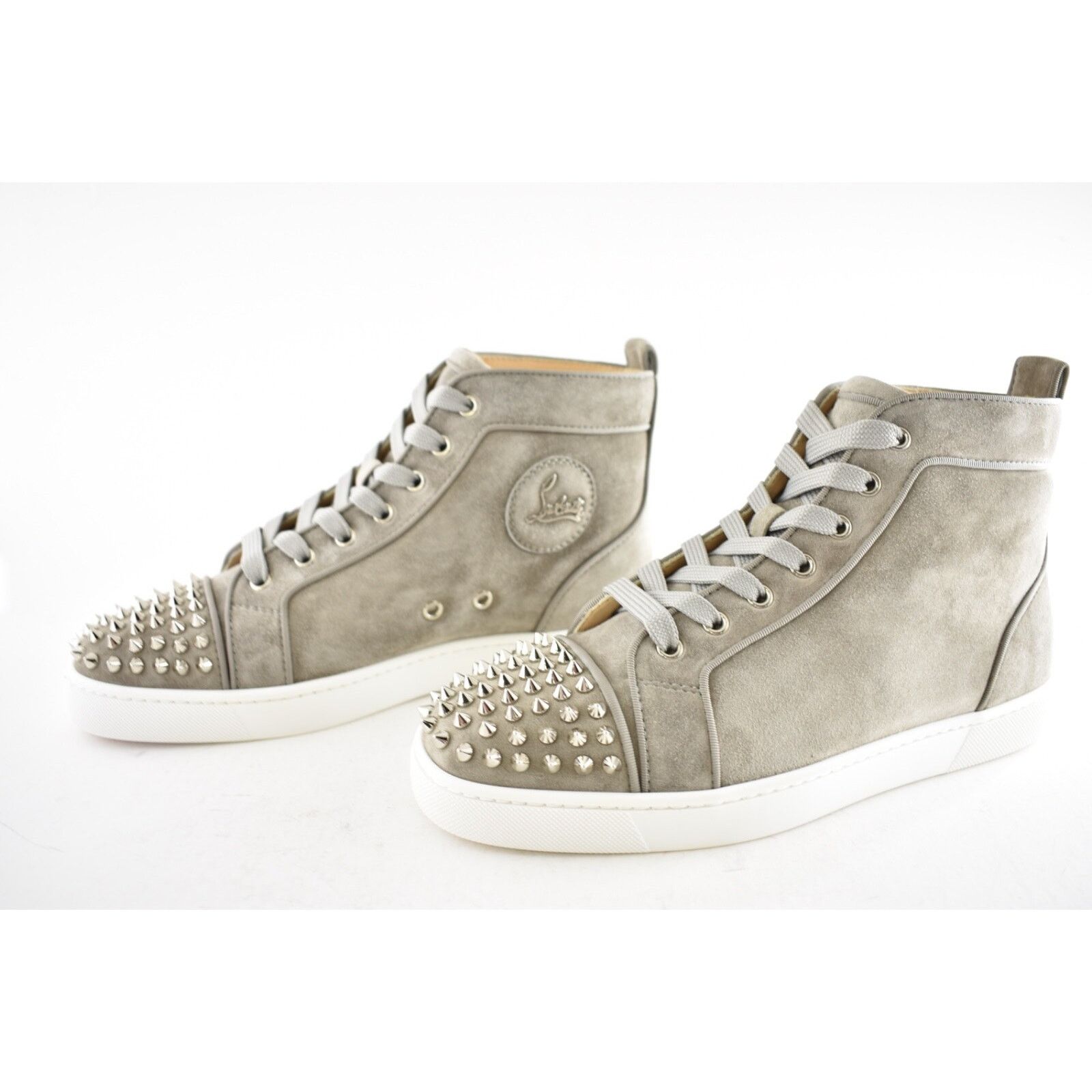 Christian Louboutin Christian Louboutin Mens Lou Spikes Orlato Flat Gres Size US 7 / EU 40 - 7 Thumbnail