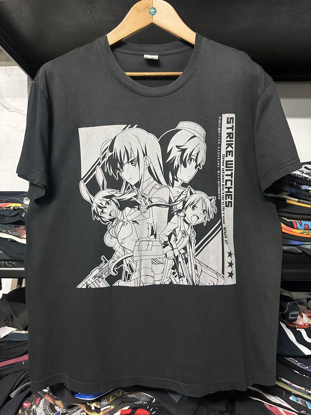 Anime × Vintage Vintage Anime Strike Witches Sun Faded Tee Size US XL / EU 56 / 4 - 1 Thumbnail